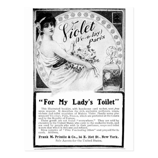 Old Advert: For My Lady’s Toilet Postcard