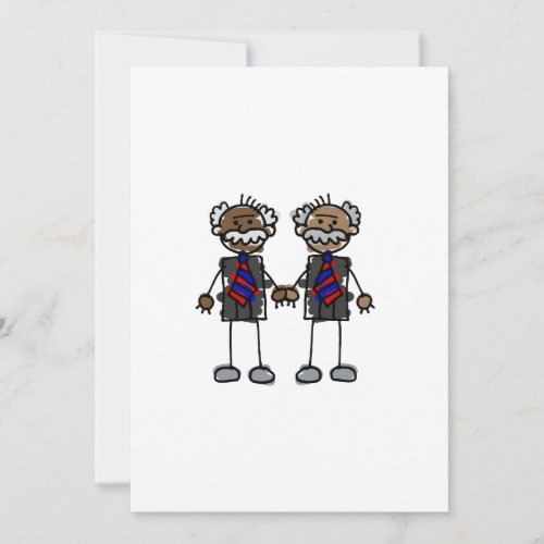 Old African Couple Invitation
