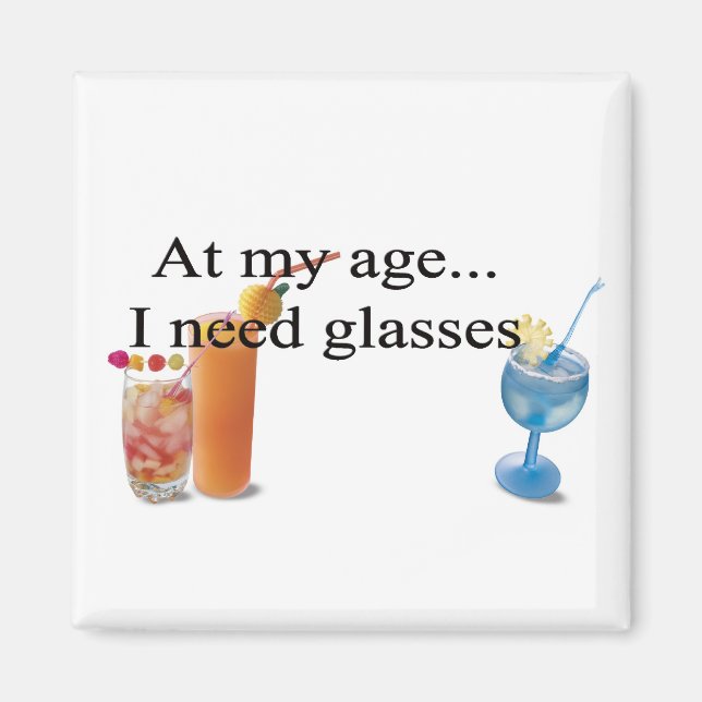 Old Age Humor Magnet (Front)