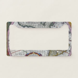 Old America Maps License Plate Frame