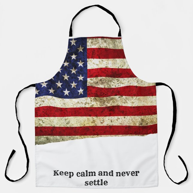 Old America Patriotic Wall Decor Apron (Front)