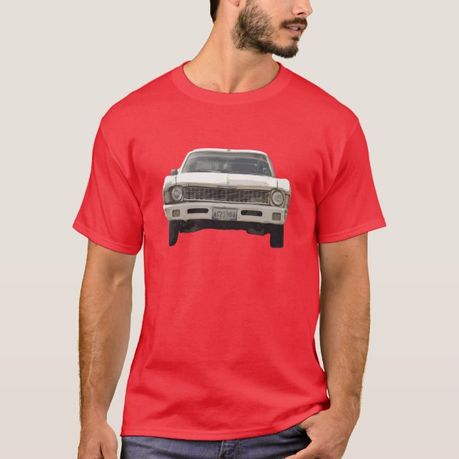 old american car chevy nova funny T-Shirt (Front)