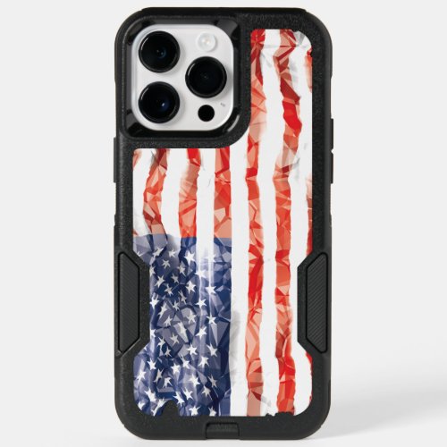 Old American Flag OtterBox iPhone 14 Pro Max Case