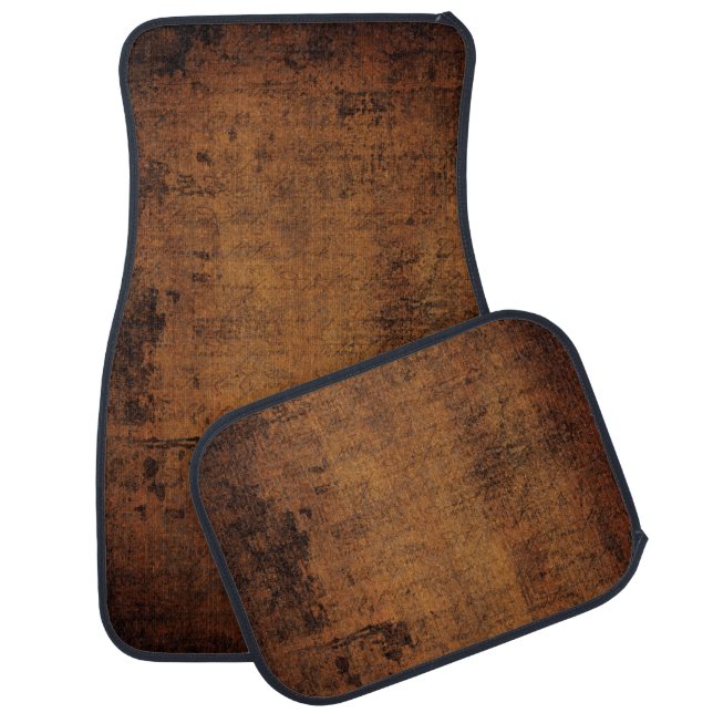 Old ancient vintage texture car floor mat (Set)
