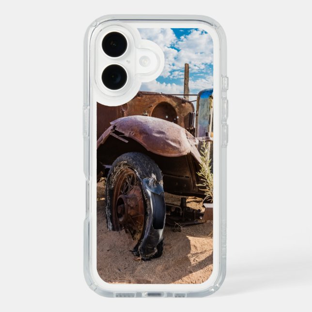 Old and abandoned car #3 in Solitaire, Namibia Speck iPhone Case (Front)