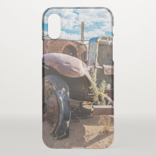 Old and abandoned car #3 in Solitaire, Namibia iPhone X Case