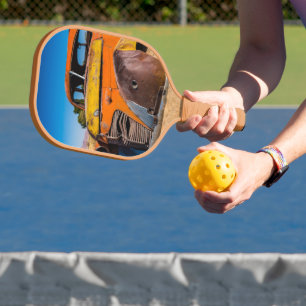 Old and abandoned car in Solitaire, Namibia Pickleball Paddle