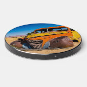 Old and abandoned car in Solitaire, Namibia Wireless Charger (Front 2)