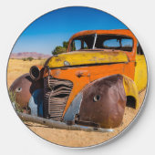Old and abandoned car in Solitaire, Namibia Wireless Charger (Front)