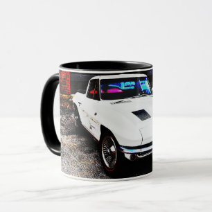Old and Classic Corvette Art Mug Cup