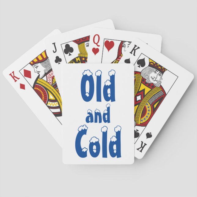 Old and Cold Poker Cards (Back)