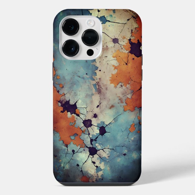 Old and decayed metal surface pattern iphone case (Back)