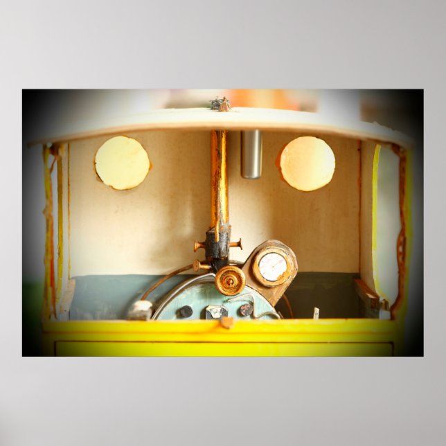 Old and dirty interior scratch build design of min poster (Front)