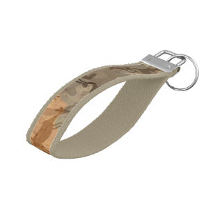 Old and modern style, camouflage High-Top sneakers Wrist Keychain