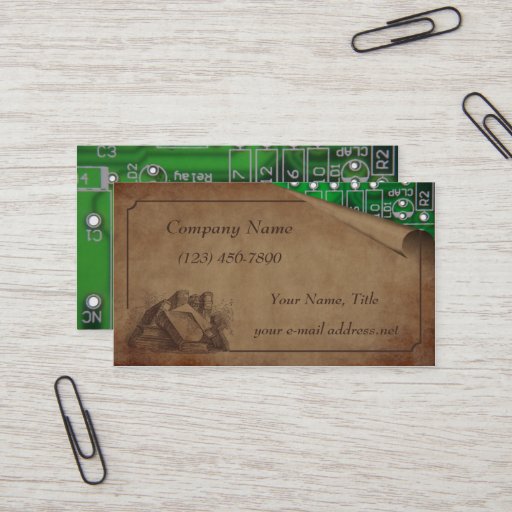 Customizable Old and New Business Card