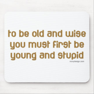 Old and Wise Mouse Pad