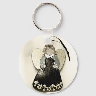 Old Angel Keychain