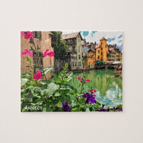 Old Annecy Haute_Savoie French Alps Jigsaw Puzzle