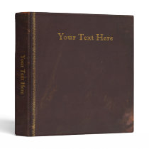 Old Antique book, retro faux leather bound 3 Ring Binder Old Antique book, retro faux leather bound 3 Ring Binder