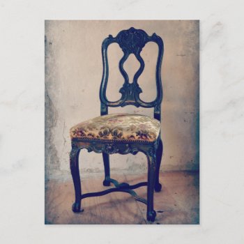 Old Antique Chair Postcard by OldCountryStore at Zazzle