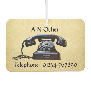 Old Antique Telephone Air Freshener