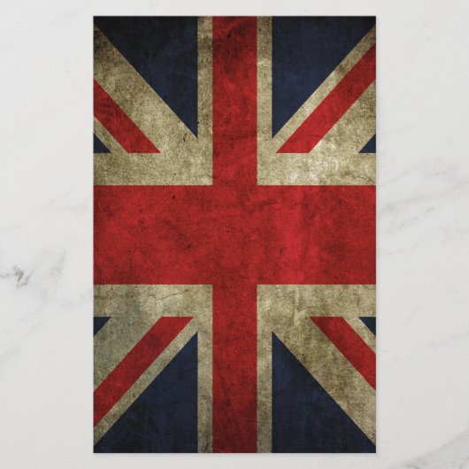 Old Antique UK British Union Jack Flag (Front)