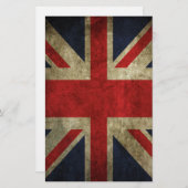 Old Antique UK British Union Jack Flag (Front/Back)