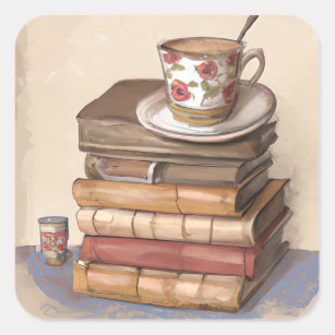 Create Stunning Vintage Stickers with Coffee