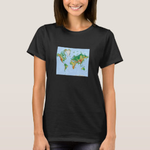 Old Antique Vintage Map World 2 T-Shirt