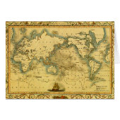 Old Antique World Map (Front Horizontal)
