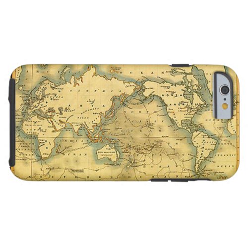 Old Antique World Map iPhone 6 Case