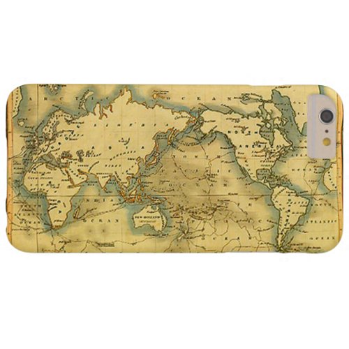Old Antique World Map iPhone 6 Plus Case