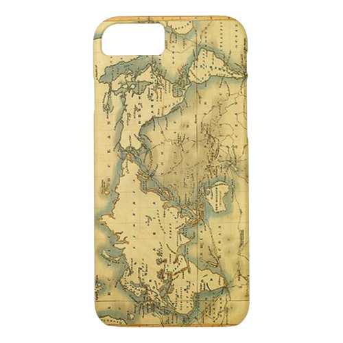 Old Antique World Map iPhone 7 Case