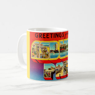Old Asbury Park NJ Greetings Mug