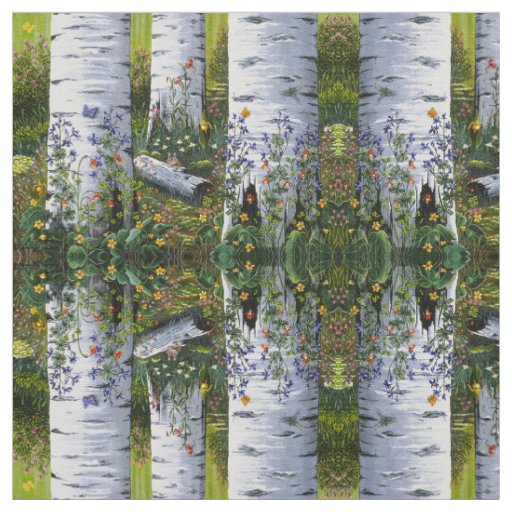 Old Aspen Grove Fabric