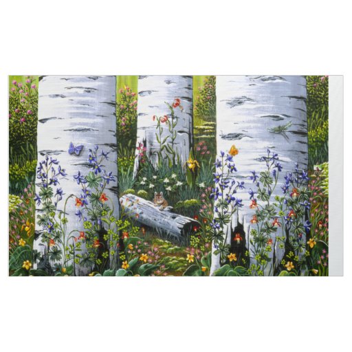 "Old Aspen Grove" Two Fabric