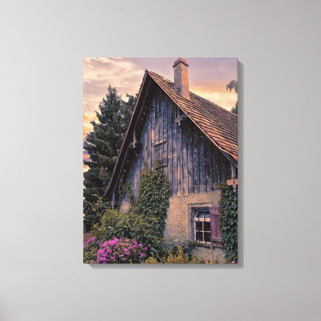 Old Austrian House Canvas Print (Front)
