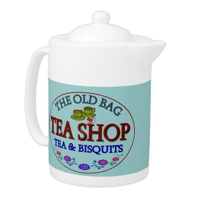 Old Bag Tea Shop Teapot (Left)