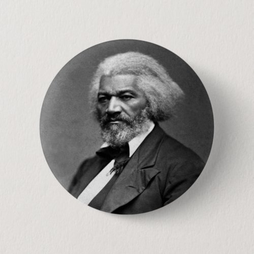 Old Bailey Douglass African American Hero Button