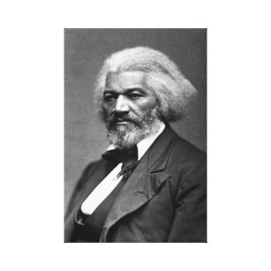 Old Bailey Douglass African American Hero Canvas Print