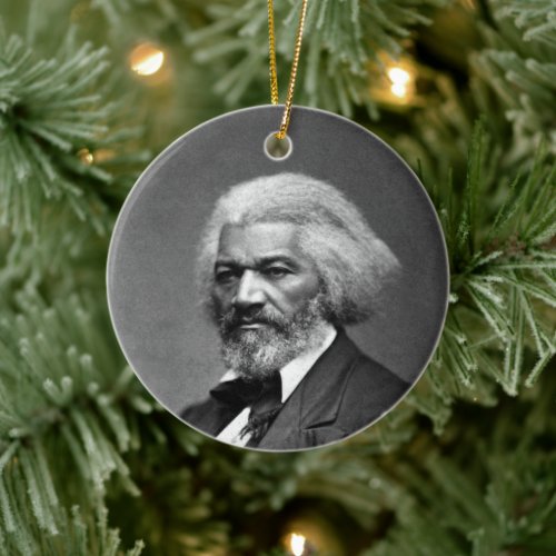 Old Bailey Douglass African American Hero Ceramic Ornament