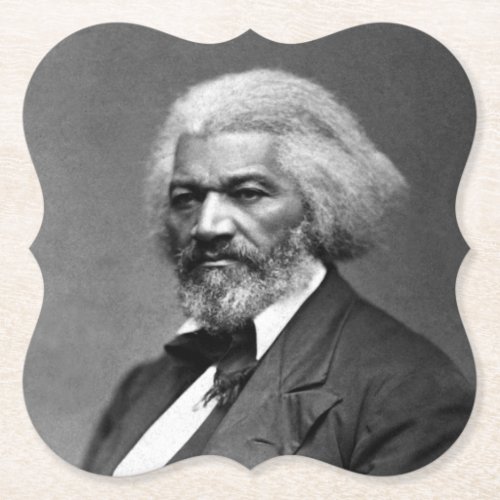 Old Bailey Douglass African American Hero Paper Coaster
