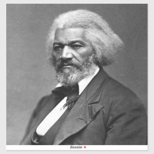 Old Bailey Douglass African American Hero Sticker