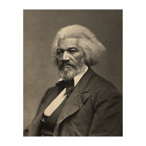 Old Bailey Douglass African American Hero Wood Wall Art