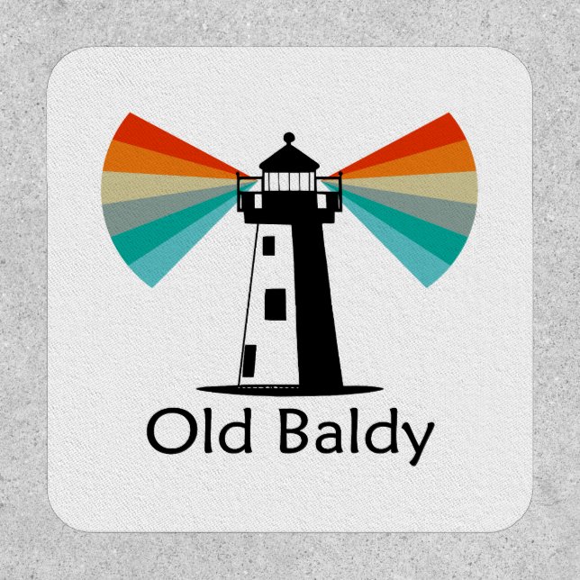 Old Baldy Lighthouse Rainbow Patch (Front)