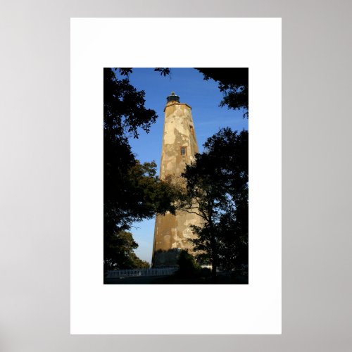 Old Baldy through the trees Poster