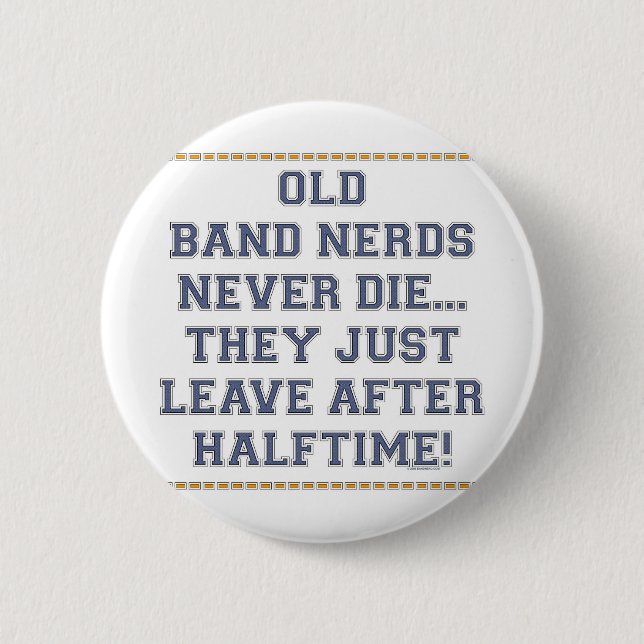 Old Band Nerds Button (Front)