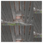 Old Barn Boards and Old Red Brick Fabric