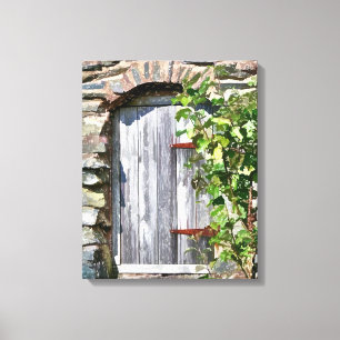 OLD BARN DOOR CANVAS PRINT