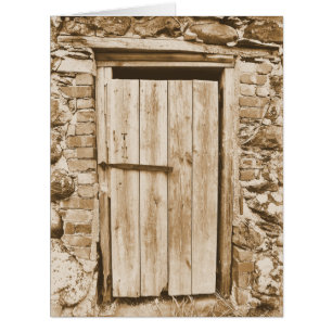 OLD BARN DOOR CARD
